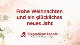 Zum Weihnachtsfest wünschen wir alles erdenklich Gute sowie viel Glück, Gesundheit und Erfolg für das neue Jahr!